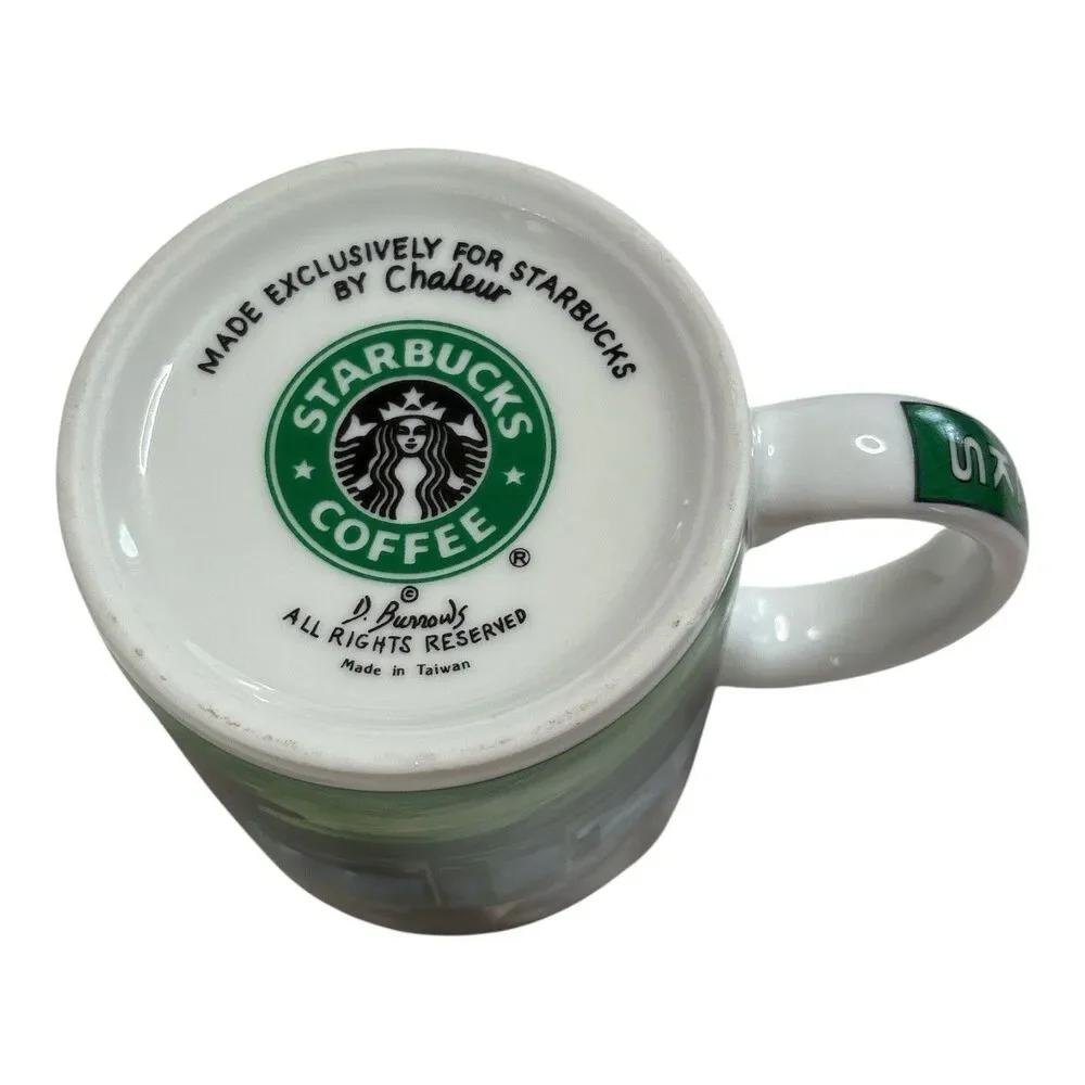STARBUCKS Chaleur Nighthawks D Burrows by Edward Hopper Diner Art Ceramic Mug
